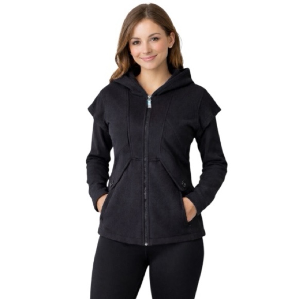 Burton Micro Polar Fleece Zip-Up Jacket – Black | Women’s Small